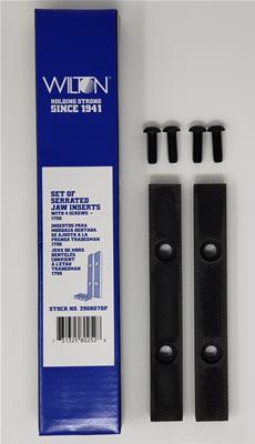 SET OF SERRATED JAW INSERTS