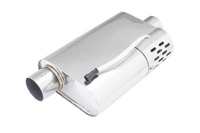 MUFFLER OVAL SS 2.5IN OFFSET I