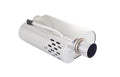 MUFFLER OVAL SS 3IN OFFSET/CTR