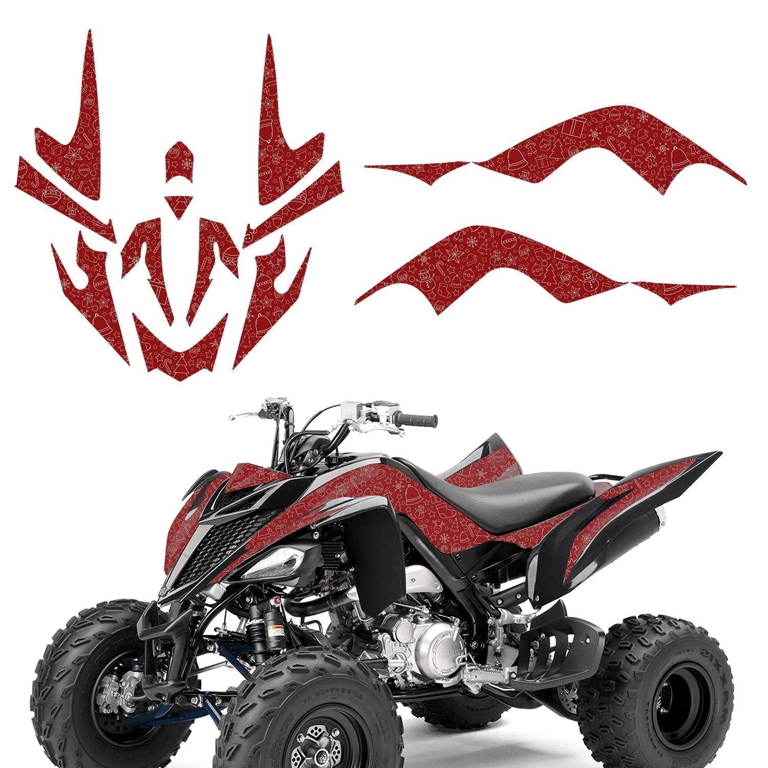 Kemimoto ATV Graphics Kit Sticker Raptor 700 2006-2012
