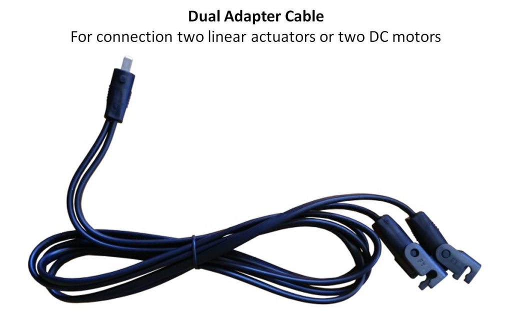 Linear Actuator or DC Motor Power Supply + DPDT Wireless Remote Control Up Down Switch + Wiring